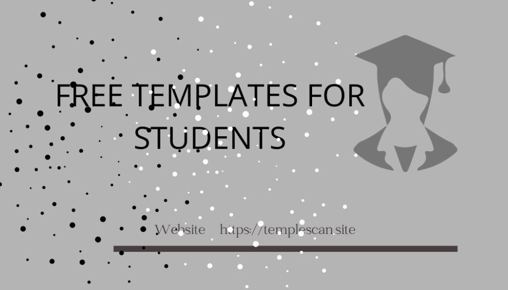 free templates for students